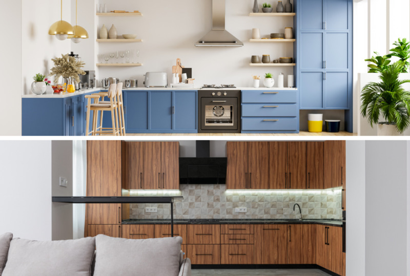 Showcasing framed and frameless cabinets, highlighting differences in design, storage capacity, and aesthetics for modern and traditional spaces