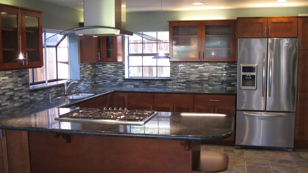 Quality kitchen cabinets made with FSC-certified solid wood for durability and sustainability