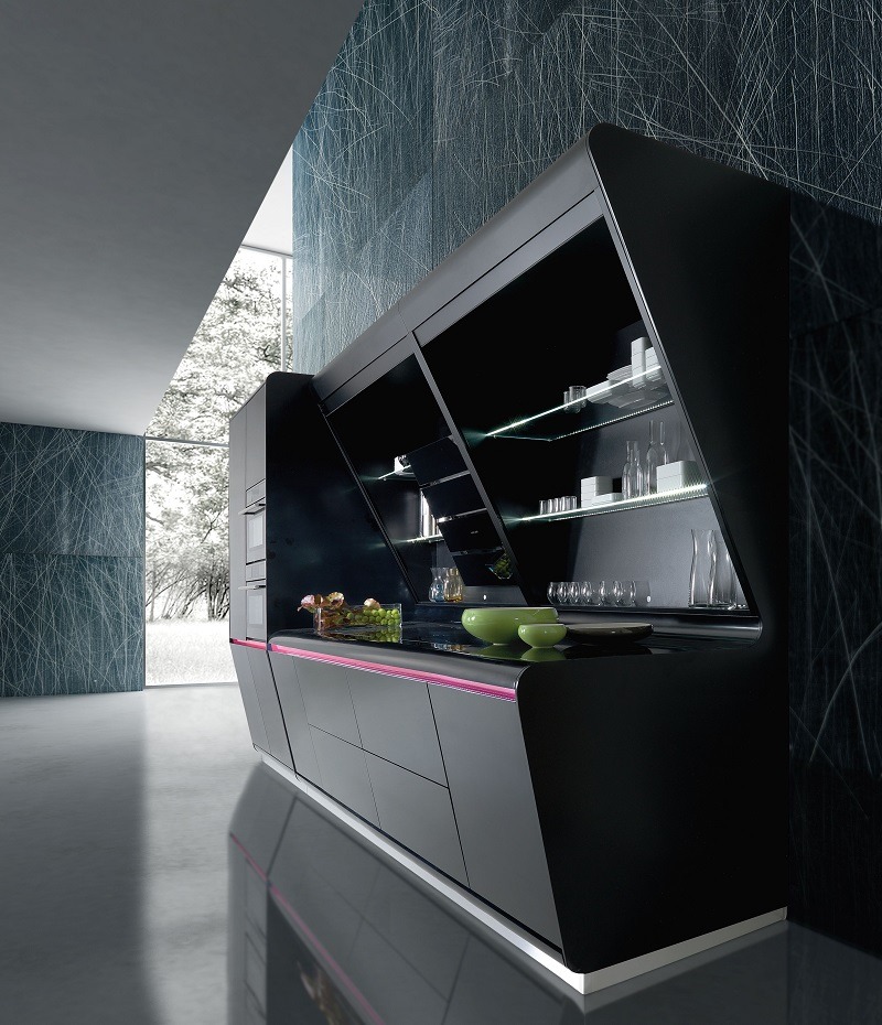 Futuristic cabinet design showcasing innovative technology and sustainable solutions, reflecting future cabinet market trends